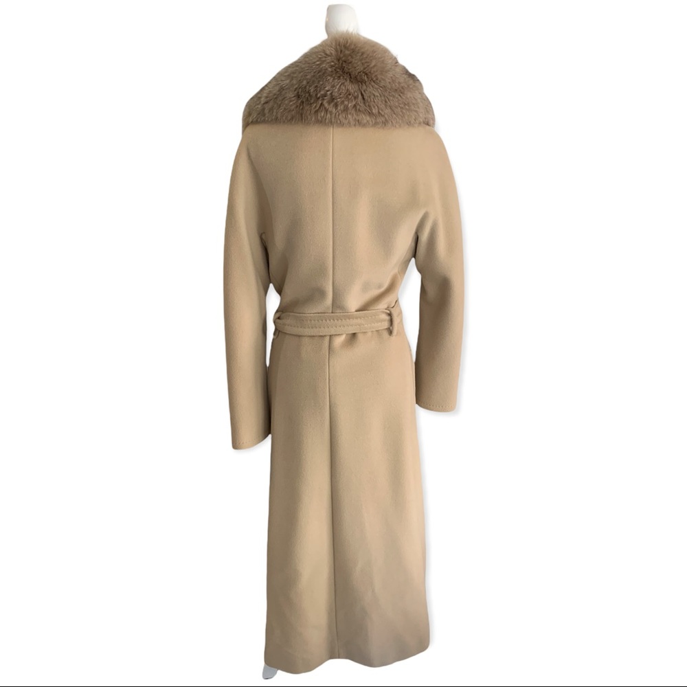 Max Mara wool & cashmere Full length tan coat - Picture 3 of 12